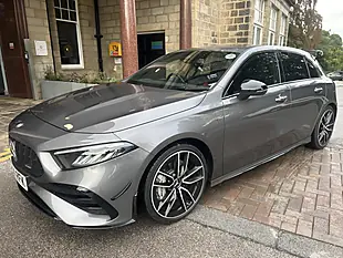 Used 2024 Mercedes a-Class AMG A35 Metallic Grey - Interior and Exterior details 8