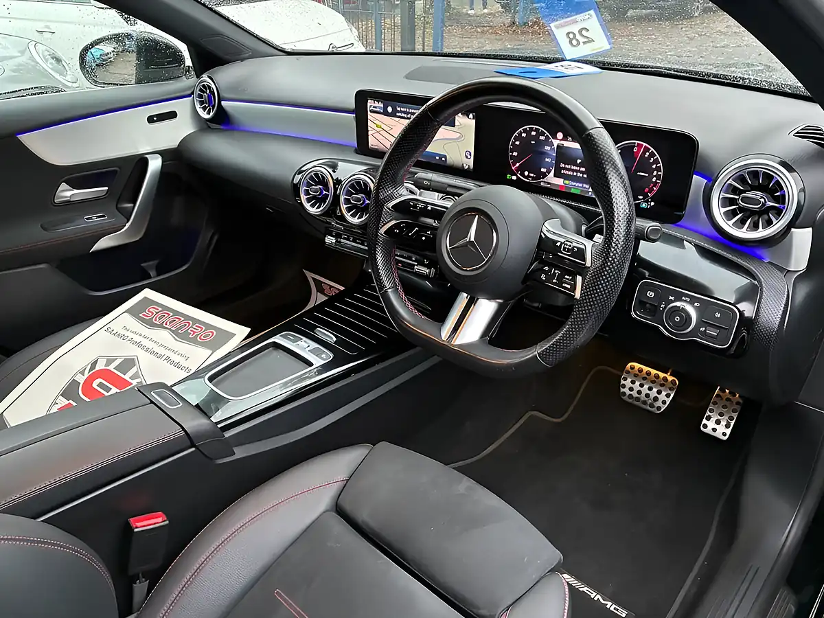 Used 2024 Mercedes-Benz a Class AMG Line (executive) Black - Interior and Exterior details 3