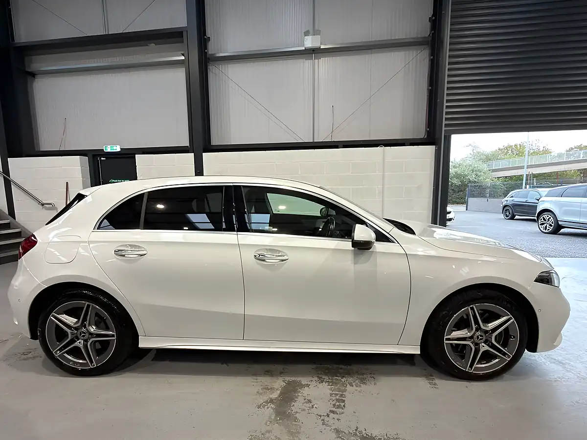 Used 2024 Mercedes-Benz a Class AMG Line (executive) White - Interior and Exterior details 3