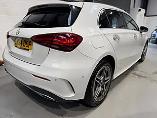 Used 2024 Mercedes-Benz a Class AMG Line (executive) White - Interior and Exterior details 4