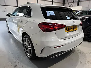 Used 2024 Mercedes-Benz a Class AMG Line (executive) White - Interior and Exterior details 5