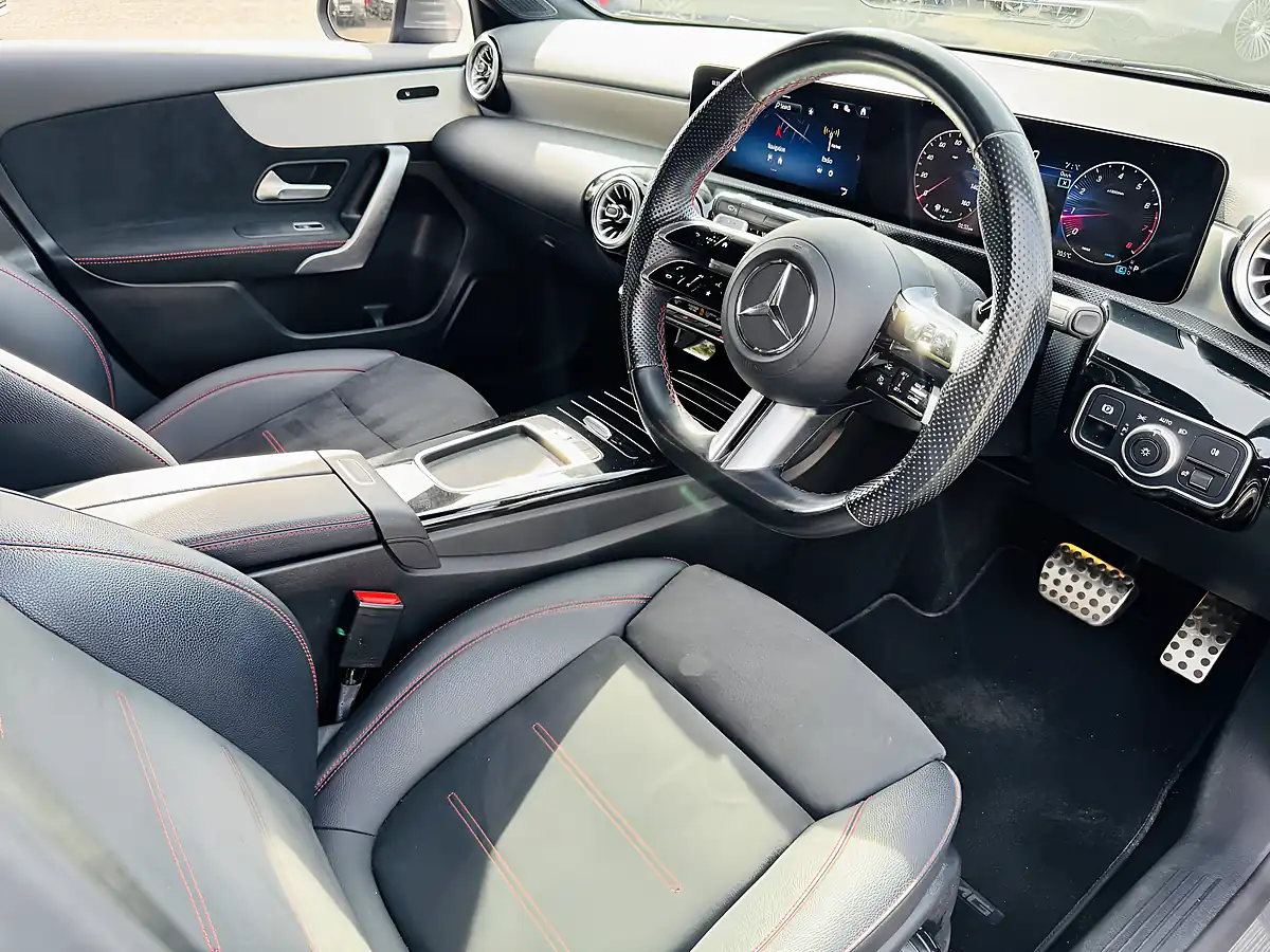 Used 2024 Mercedes-Benz a Class AMG Line Grey - Interior and Exterior details 16