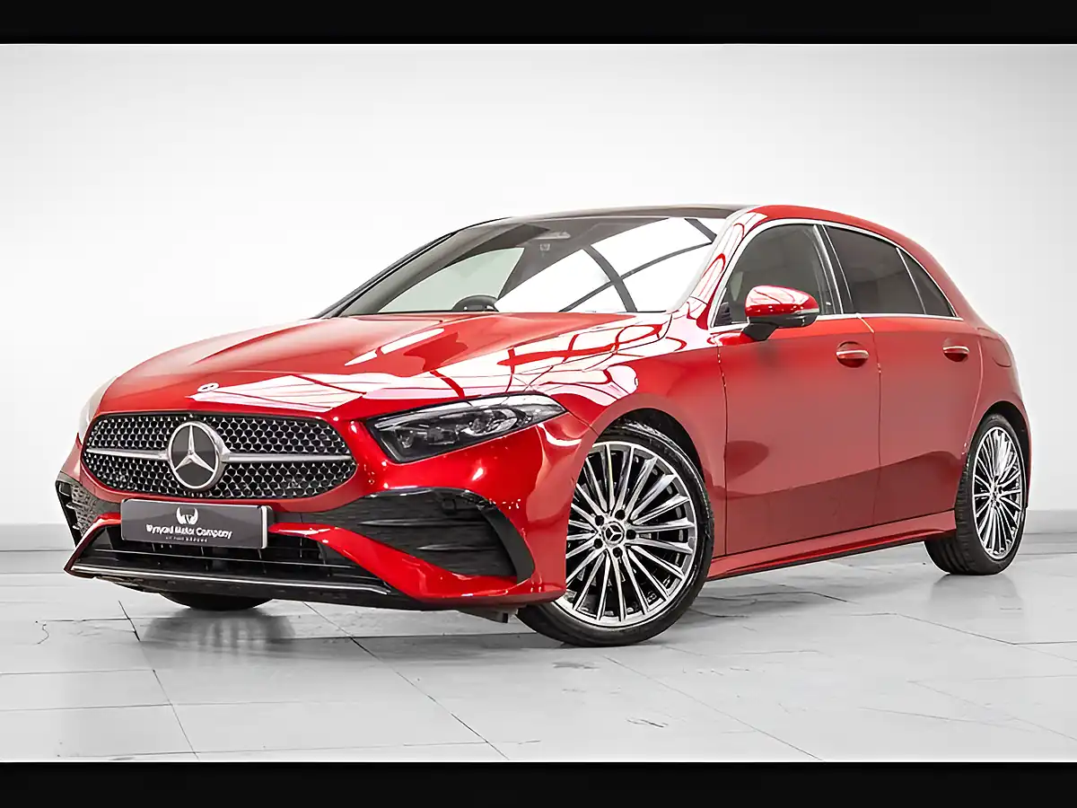 Used 2024 Mercedes-Benz a Class AMG Line (premium Plus) Red - Front View