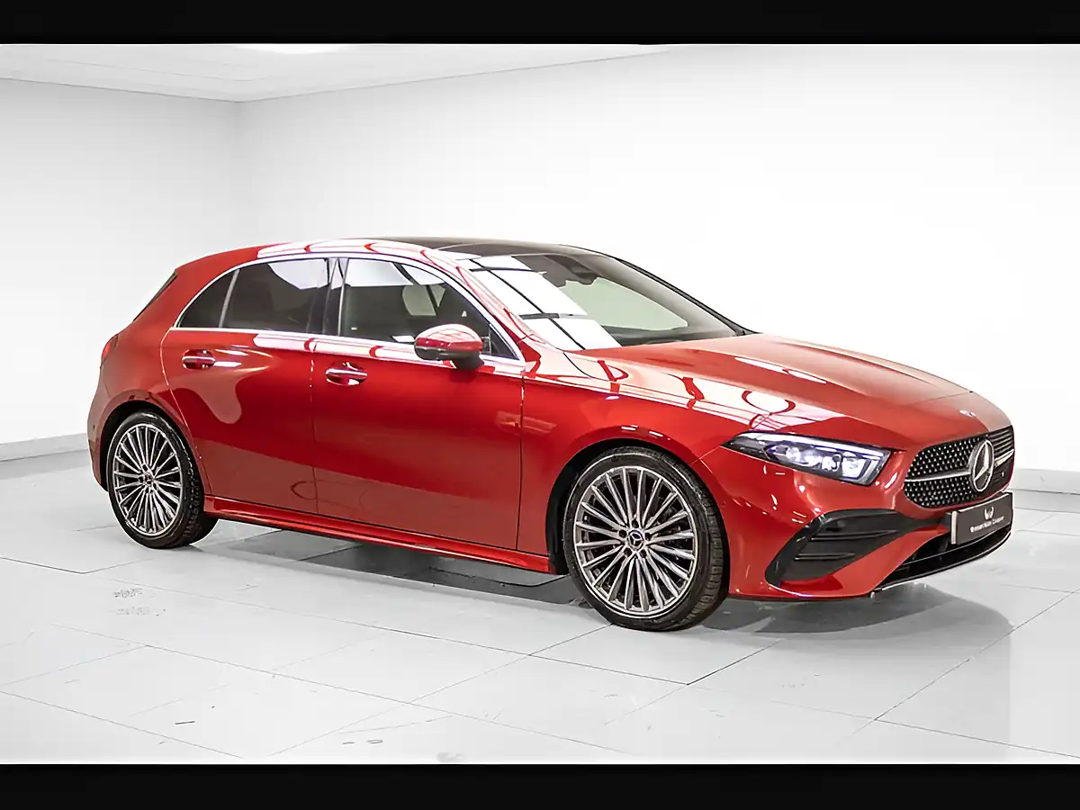Used 2024 Mercedes-Benz a Class AMG Line (premium Plus) Red - Interior and Exterior details 7