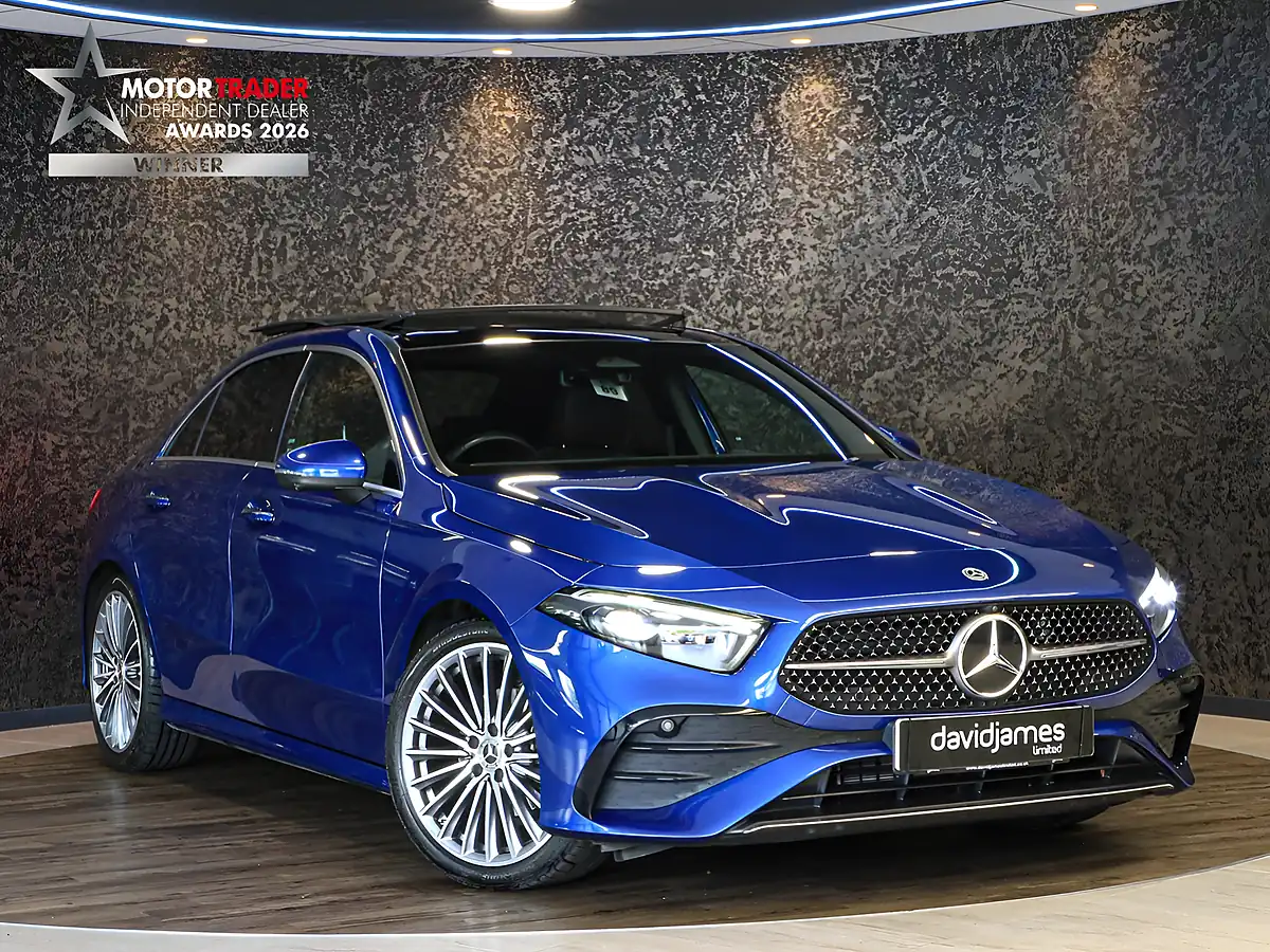 Used 2024 Mercedes-Benz a Class AMG Line Spectral Blue - Front View