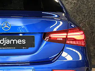 Used 2024 Mercedes-Benz a Class AMG Line Spectral Blue - Interior and Exterior details 11