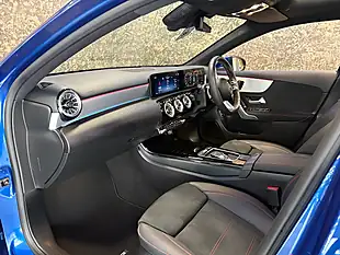 Used 2024 Mercedes-Benz a Class AMG Line Spectral Blue - Interior and Exterior details 12