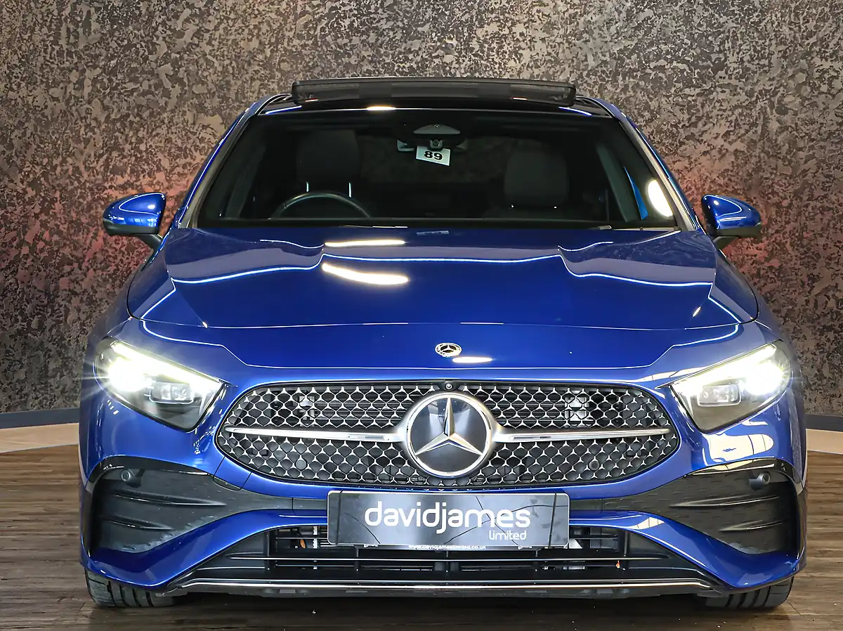 Used 2024 Mercedes-Benz a Class AMG Line Spectral Blue - Interior and Exterior details 3