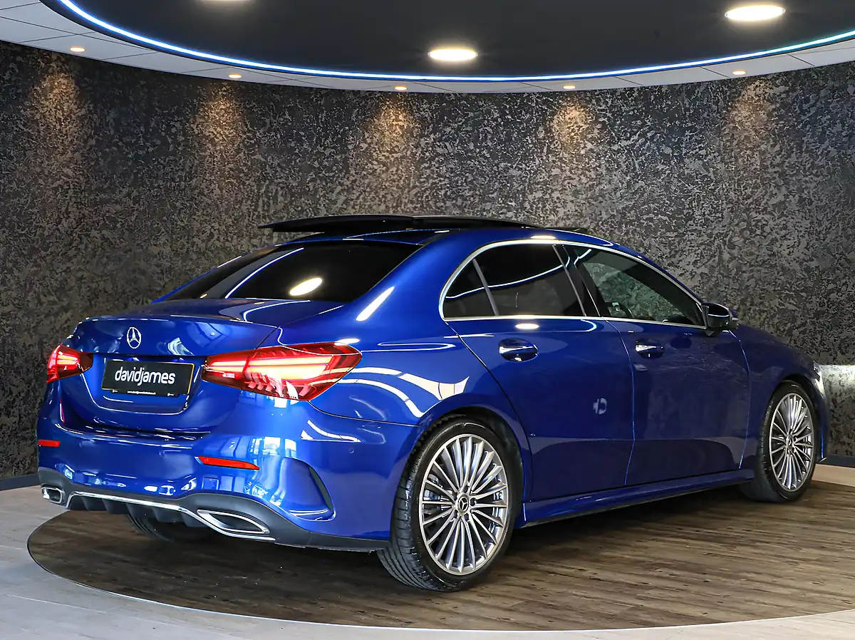 Used 2024 Mercedes-Benz a Class AMG Line Spectral Blue - Interior and Exterior details 8