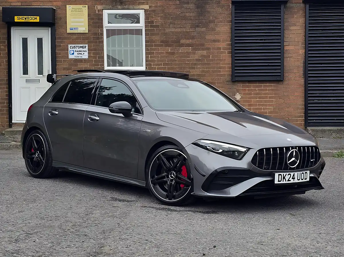 Used 2024 Mercedes-Benz a Class AMG (premium Plus) Grey - Front View
