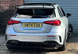 Used 2024 Mercedes-Benz a Class AMG Premium Plus Silver - Interior and Exterior details 11