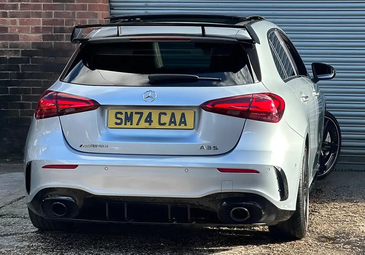 Used 2024 Mercedes-Benz a Class AMG Premium Plus Silver - Interior and Exterior details 11