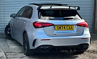 Used 2024 Mercedes-Benz a Class AMG Premium Plus Silver - Interior and Exterior details 12