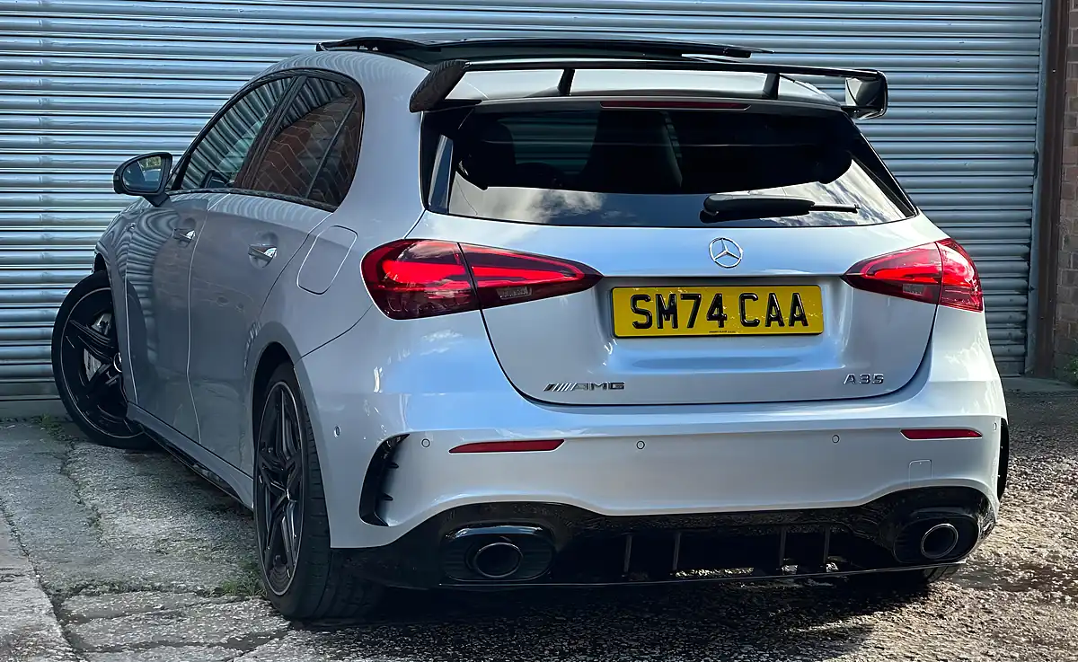 Used 2024 Mercedes-Benz a Class AMG Premium Plus Silver - Interior and Exterior details 12