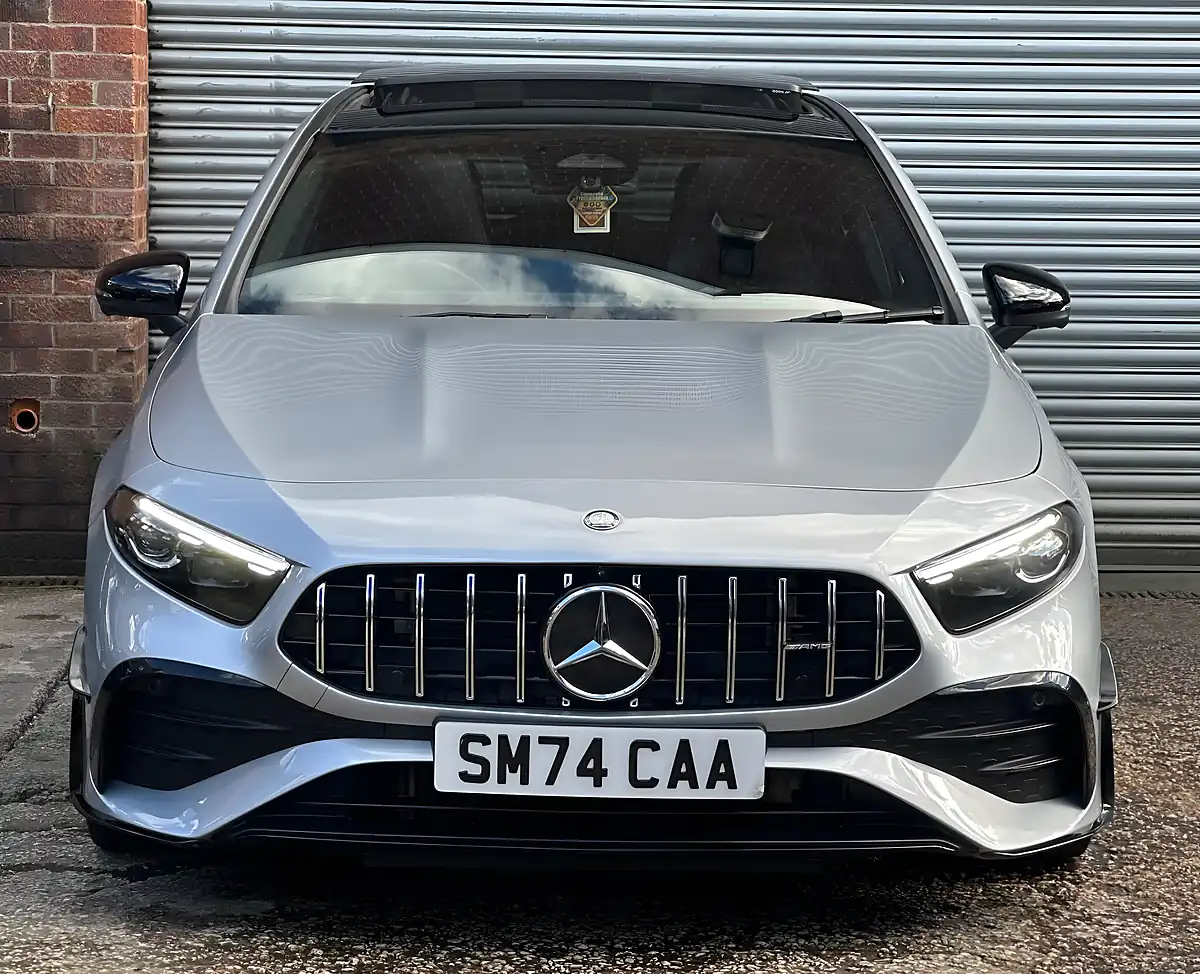 Used 2024 Mercedes-Benz a Class AMG Premium Plus Silver - Interior and Exterior details 13