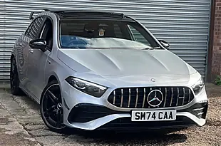 Used 2024 Mercedes-Benz a Class AMG Premium Plus Silver - Interior and Exterior details 16