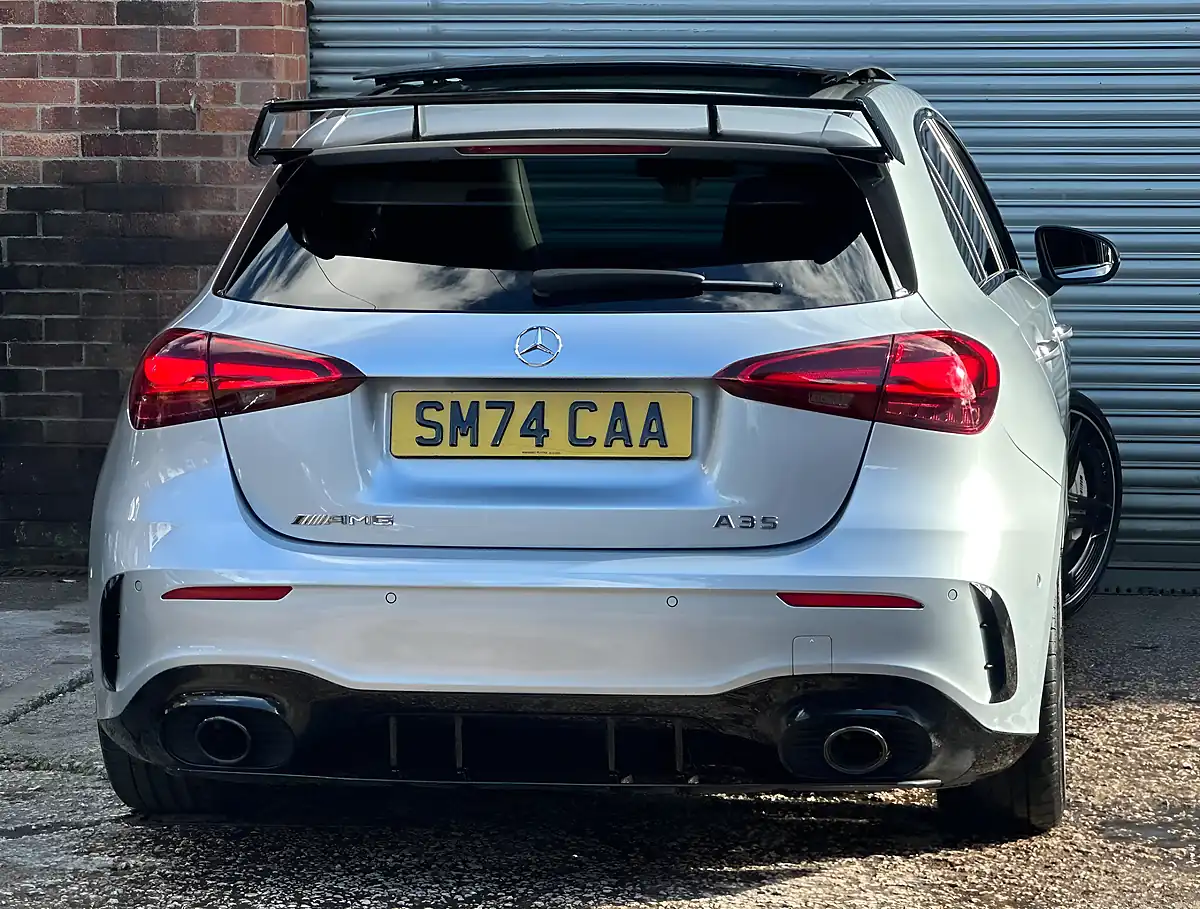 Used 2024 Mercedes-Benz a Class AMG Premium Plus Silver - Interior and Exterior details 18