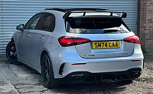 Used 2024 Mercedes-Benz a Class AMG Premium Plus Silver - Interior and Exterior details 19