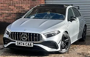 Used 2024 Mercedes-Benz a Class AMG Premium Plus Silver - Interior and Exterior details 2