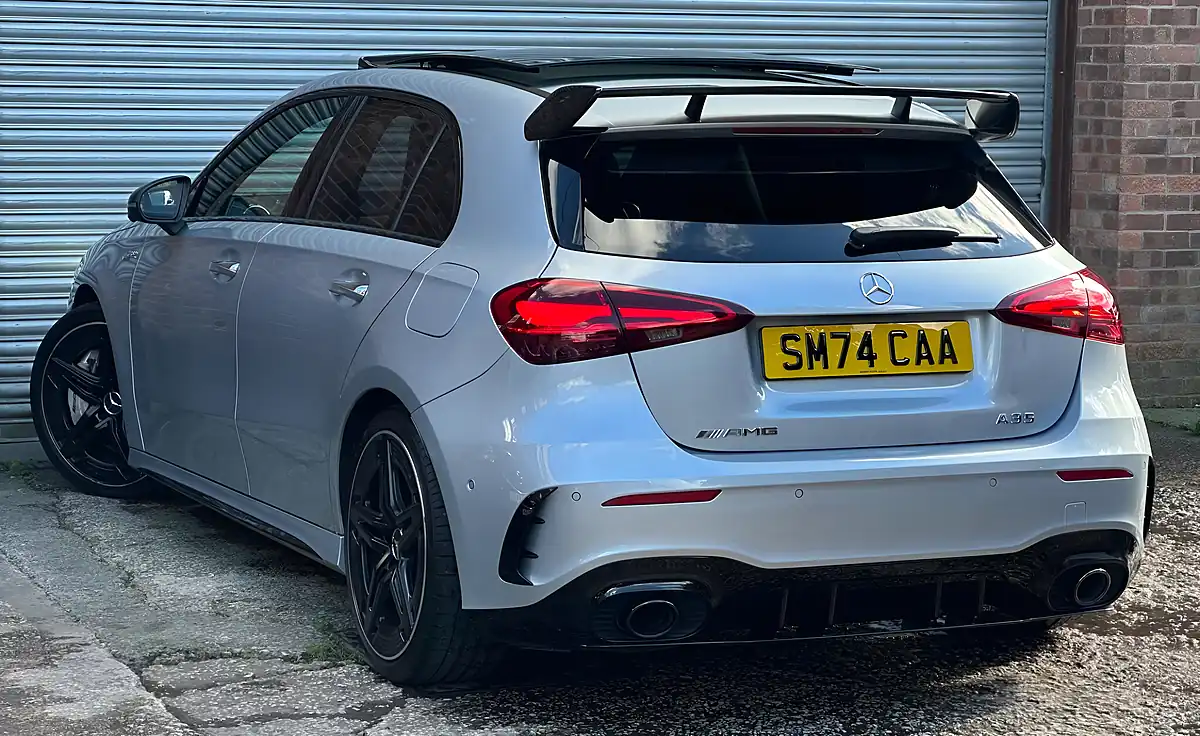 Used 2024 Mercedes-Benz a Class AMG Premium Plus Silver - Interior and Exterior details 20