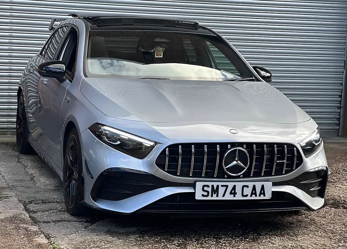 Used 2024 Mercedes-Benz a Class AMG Premium Plus Silver - Interior and Exterior details 3