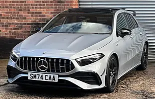 Used 2024 Mercedes-Benz a Class AMG Premium Plus Silver - Interior and Exterior details 4