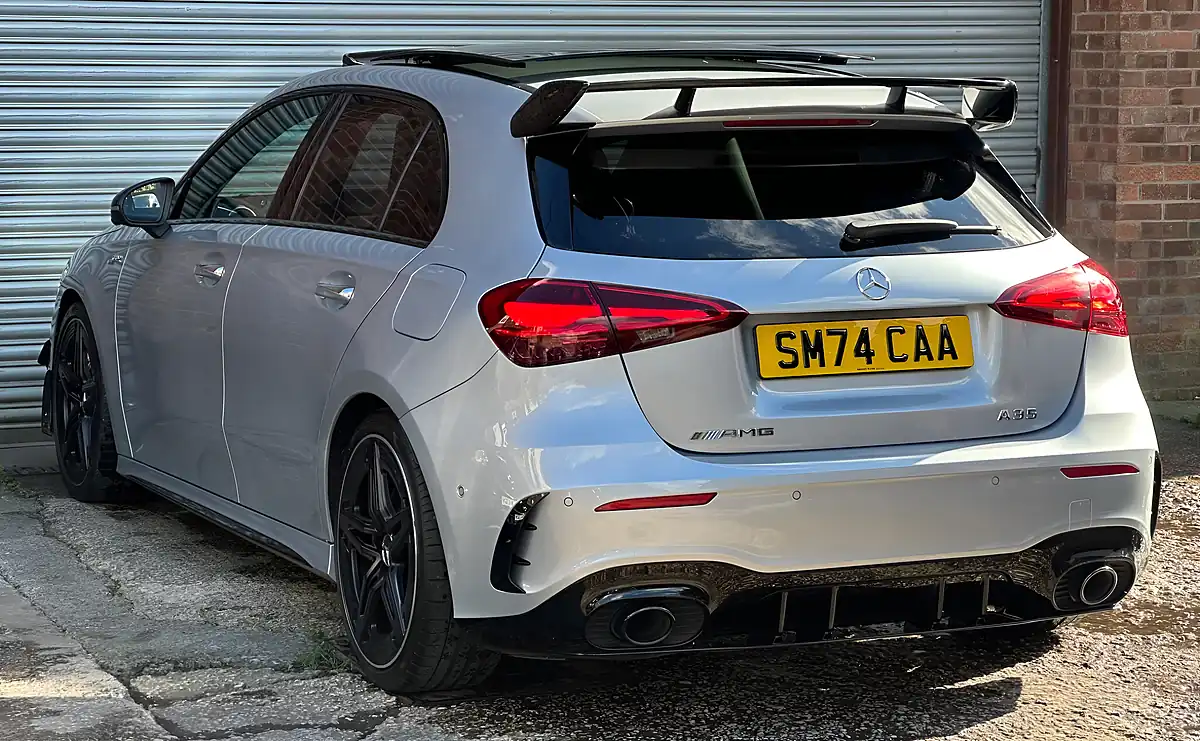 Used 2024 Mercedes-Benz a Class AMG Premium Plus Silver - Interior and Exterior details 7