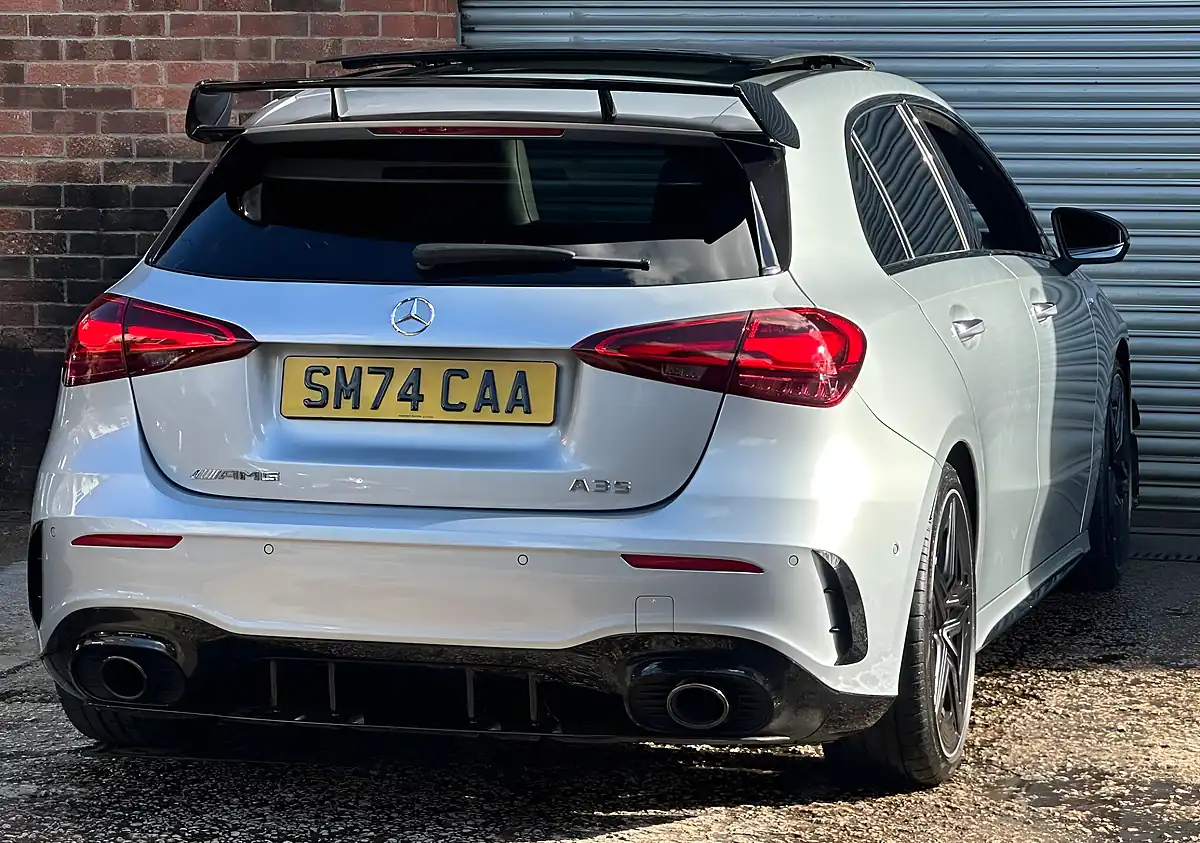 Used 2024 Mercedes-Benz a Class AMG Premium Plus Silver - Interior and Exterior details 8