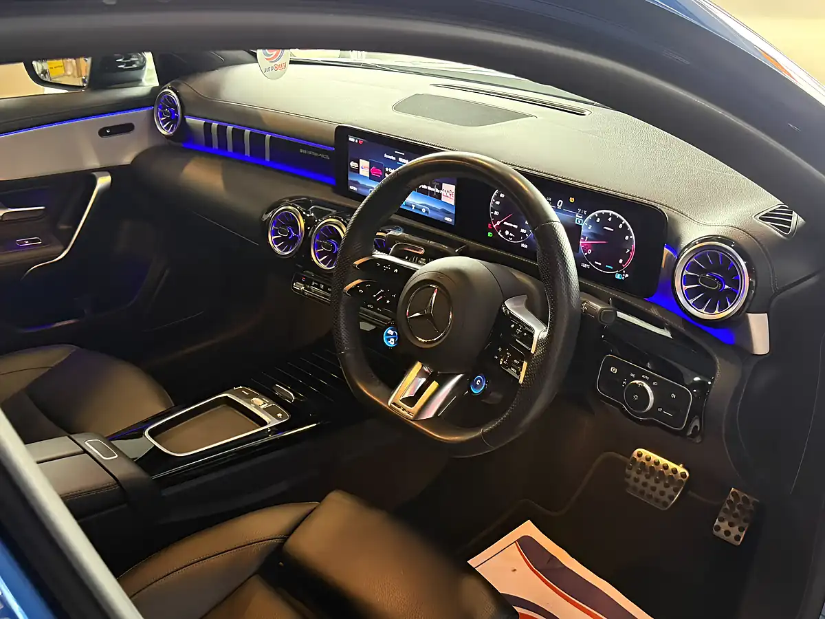 Used 2024 Mercedes-Benz a Class AMG Touring Edition Blue - Interior and Exterior details 13