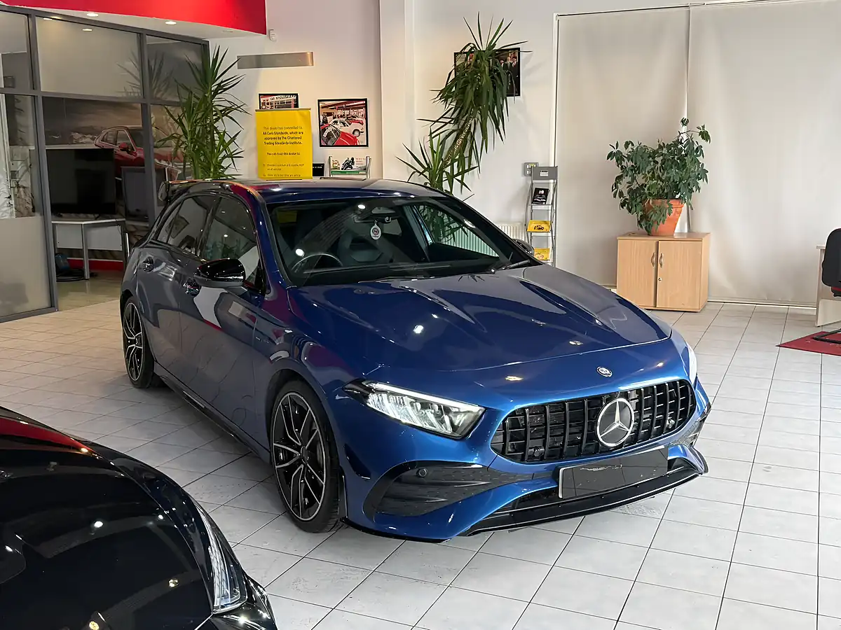 Used 2024 Mercedes-Benz a Class AMG Touring Edition Blue - Interior and Exterior details 2