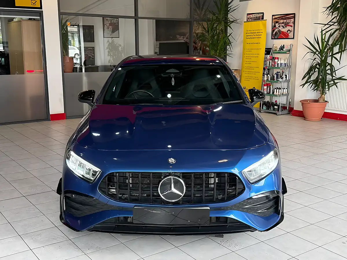 Used 2024 Mercedes-Benz a Class AMG Touring Edition Blue - Interior and Exterior details 4