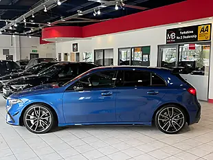 Used 2024 Mercedes-Benz a Class AMG Touring Edition Blue - Interior and Exterior details 6