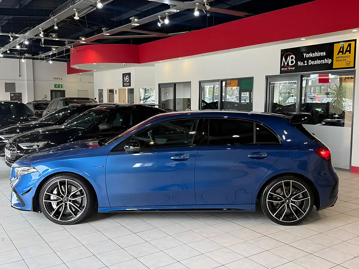Used 2024 Mercedes-Benz a Class AMG Touring Edition Blue - Interior and Exterior details 6