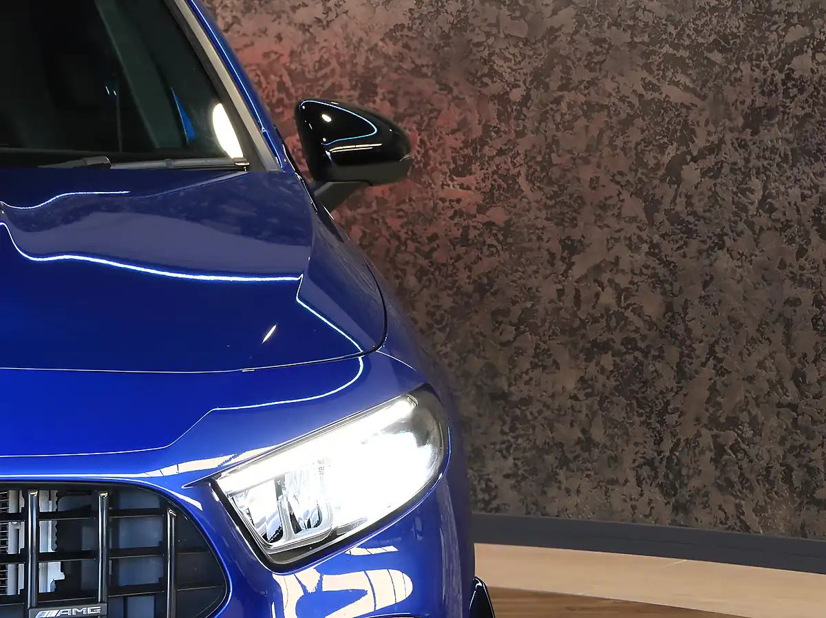 Used 2024 Mercedes-Benz a Class AMG Touring Edition Blue - Interior and Exterior details 11