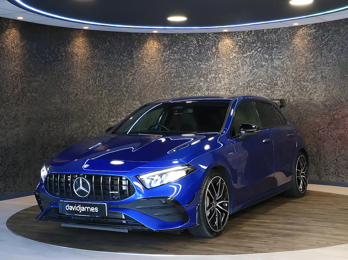 Used 2024 Mercedes-Benz a Class AMG Touring Edition Blue - Interior and Exterior details 3
