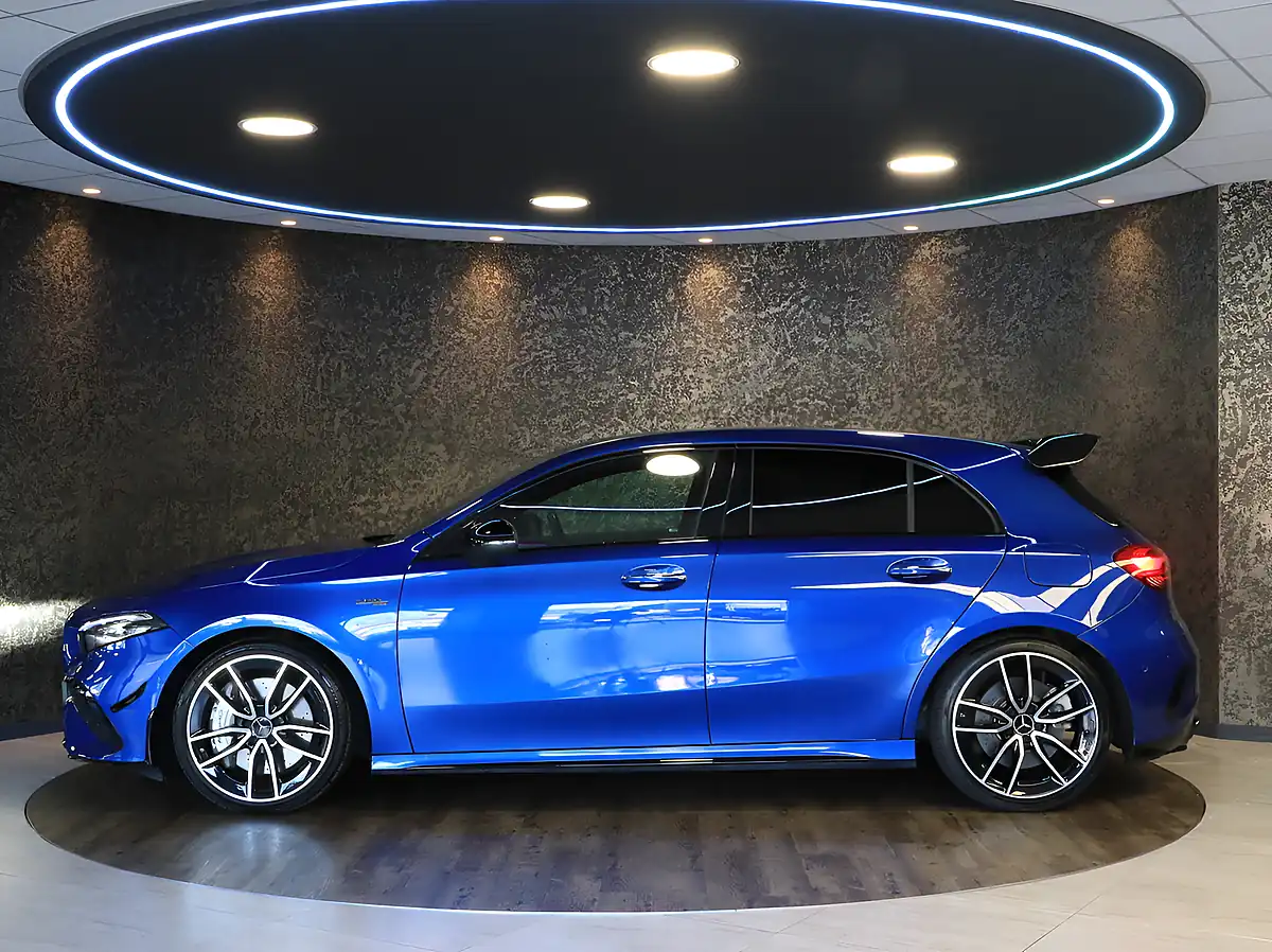 Used 2024 Mercedes-Benz a Class AMG Touring Edition Blue - Interior and Exterior details 4