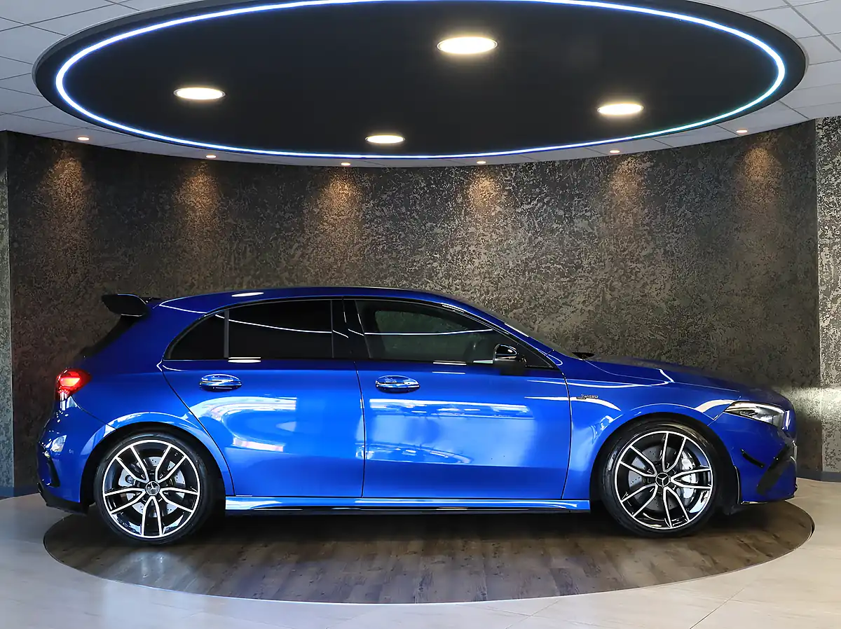 Used 2024 Mercedes-Benz a Class AMG Touring Edition Blue - Interior and Exterior details 8