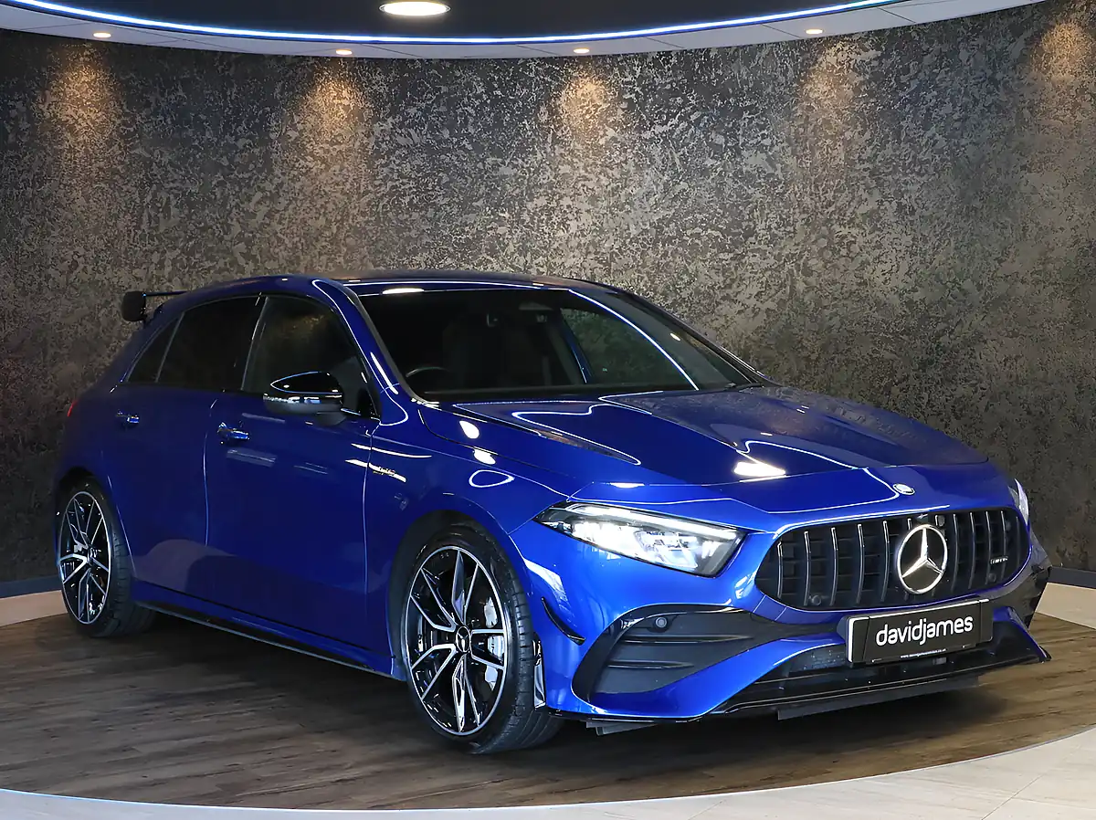 Used 2024 Mercedes-Benz a Class AMG Touring Edition Blue - Interior and Exterior details 9
