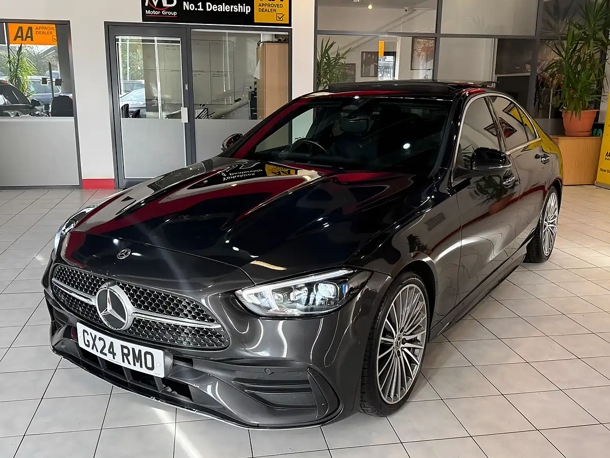 Used 2024 Mercedes-Benz C Class AMG Line Grey - Interior and Exterior details 5