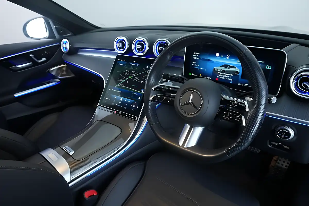 Used 2024 Mercedes-Benz C Class AMG Line Premium Plus Black - Interior and Exterior details 2