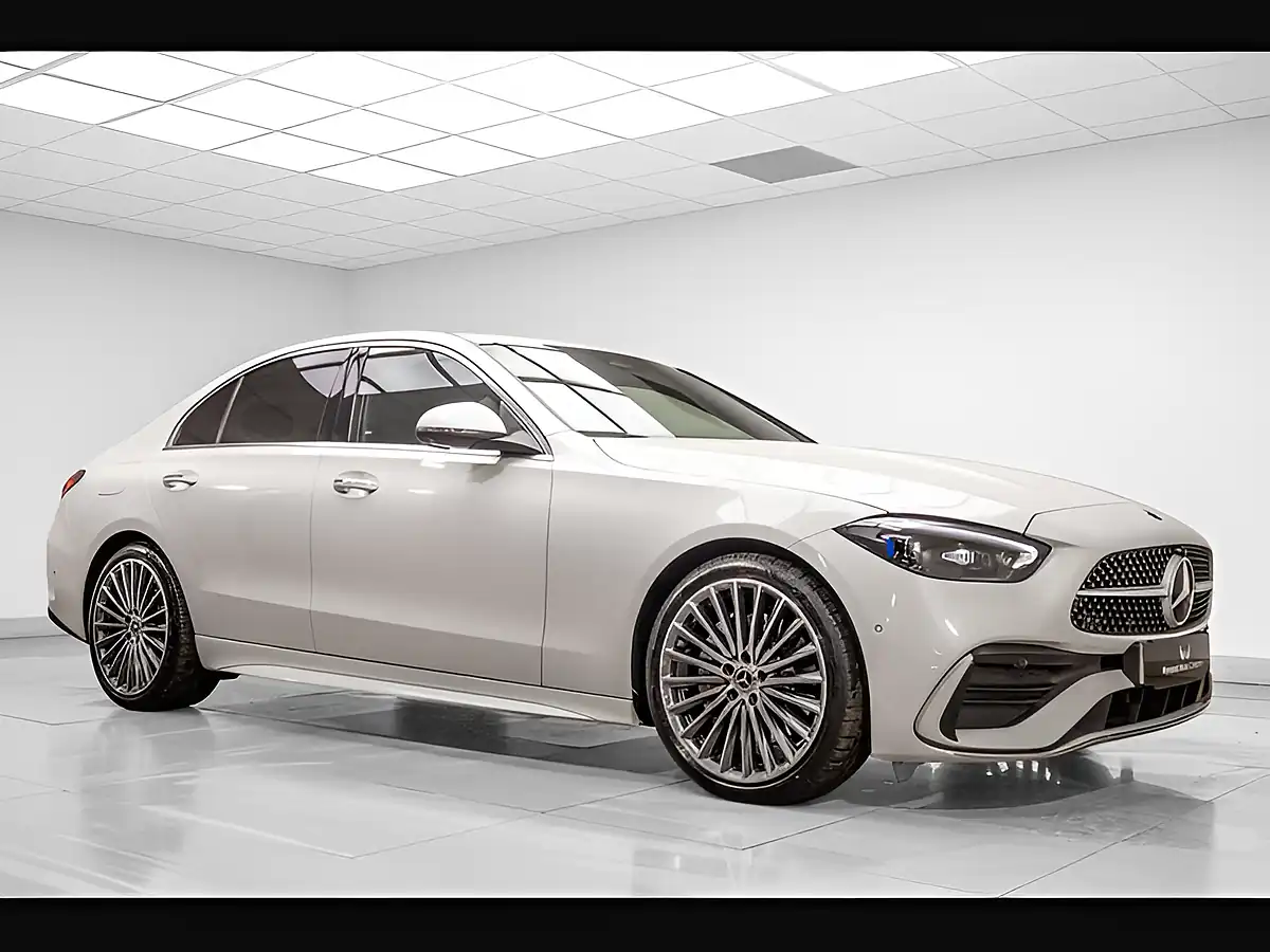 Used 2024 Mercedes-Benz C Class AMG Line (premium) White - Interior and Exterior details 3