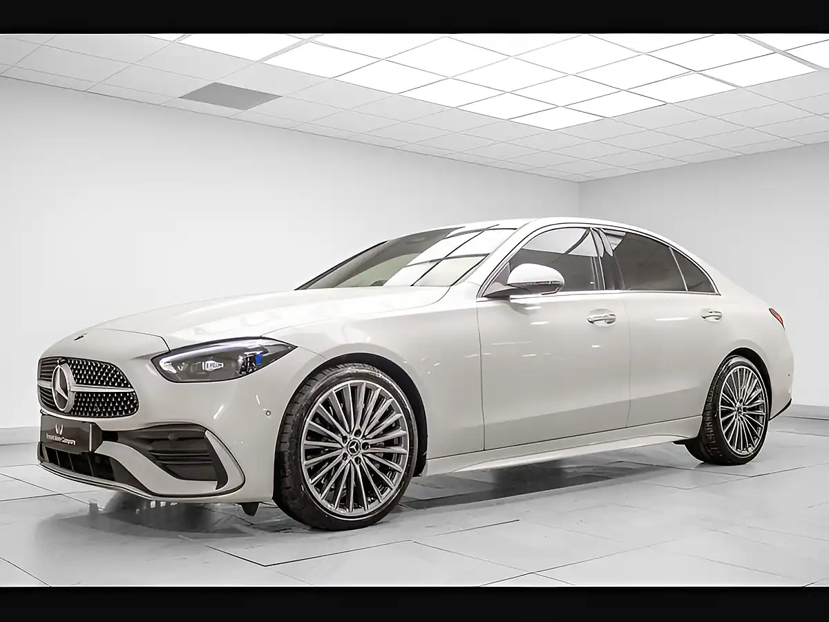 Used 2024 Mercedes-Benz C Class AMG Line (premium) White - Interior and Exterior details 5