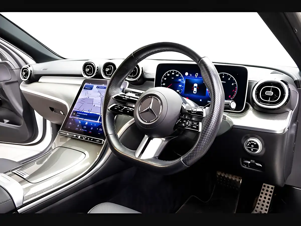 Used 2024 Mercedes-Benz C Class AMG Line (premium) White - Interior and Exterior details 9