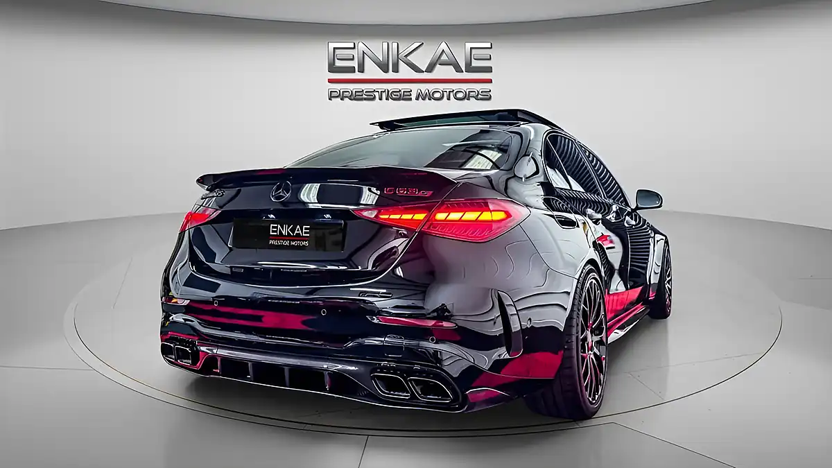 Used 2024 Mercedes-Benz C Class Night Edition (premium Plus) Black - Interior and Exterior details 3