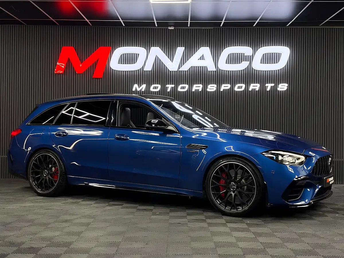 Used 2024 Mercedes-Benz C Class Night Edition Premium Plus Blue - Interior and Exterior details 4