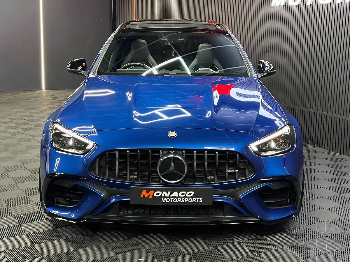 Used 2024 Mercedes-Benz C Class Night Edition Premium Plus Blue - Interior and Exterior details 5