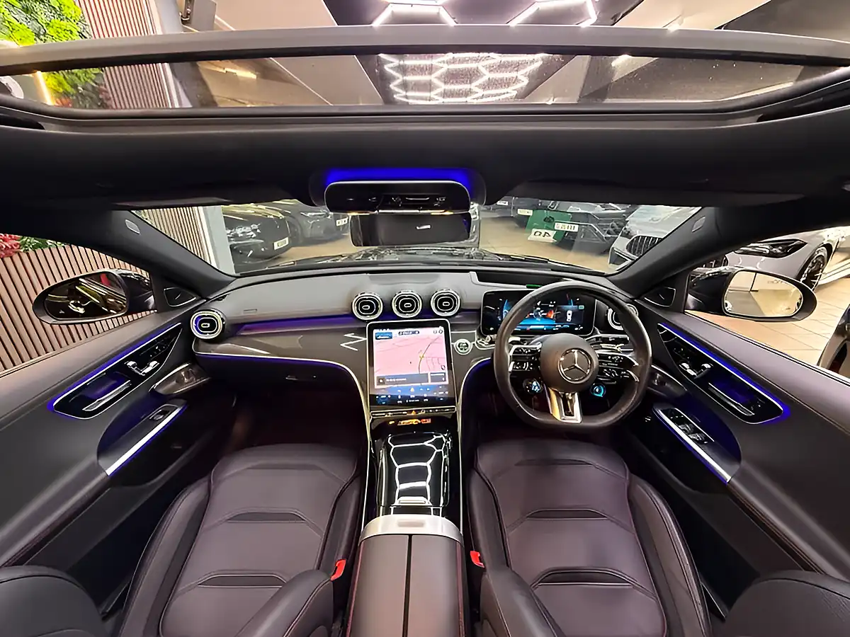 Used 2024 Mercedes-Benz C Class Premium Plus Black - Interior and Exterior details 14