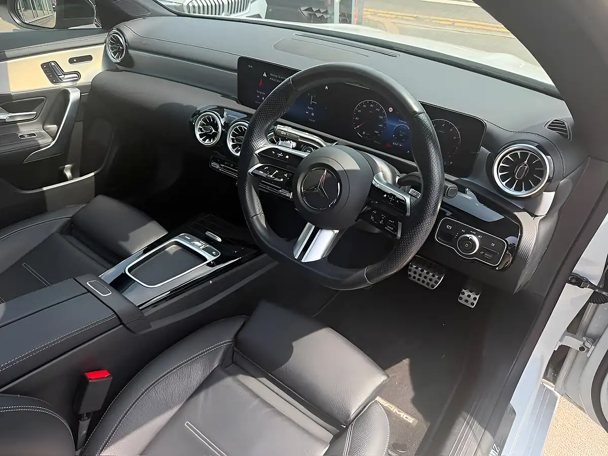 Used 2024 Mercedes-Benz Cla AMG Line (premium Plus) White - Interior and Exterior details 12