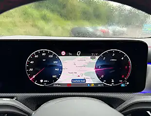 Used 2024 Mercedes-Benz Cla Class AMG Line Premium Cosmos Black - Interior and Exterior details 12