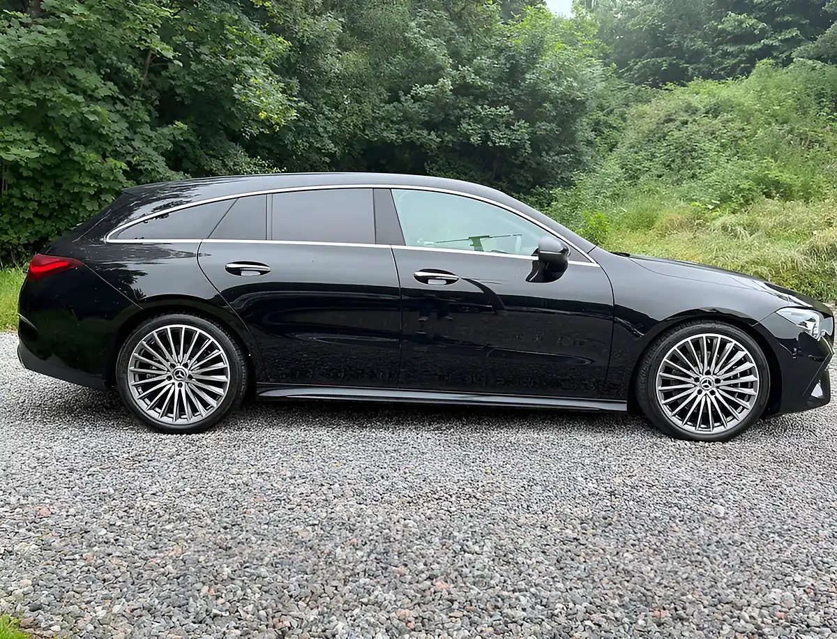 Used 2024 Mercedes-Benz Cla Class AMG Line Premium Cosmos Black - Interior and Exterior details 2